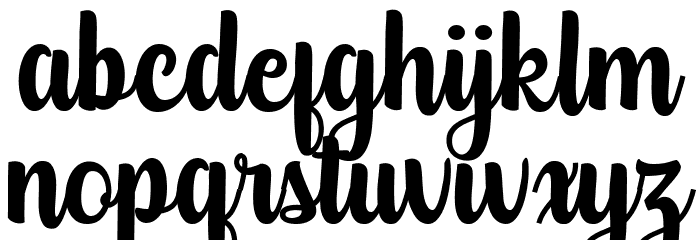 Destacy Font LOWERCASE