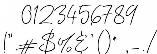 Destanyd Regular Font OTHER CHARS