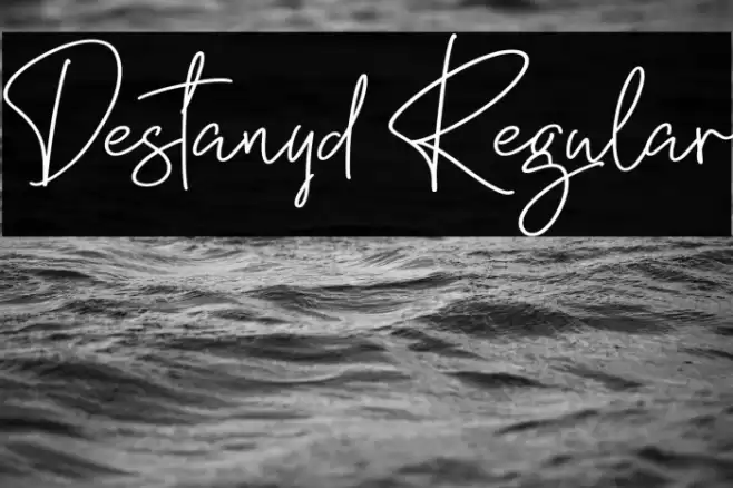 Destanyd Regular Font examples