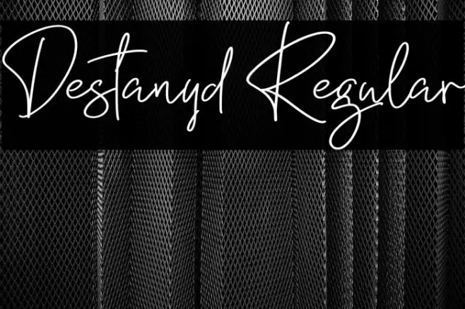 Destanyd Regular Font examples