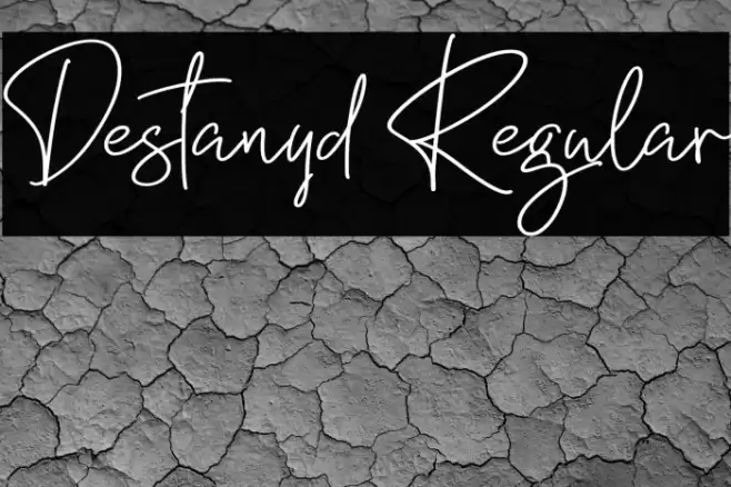 Destanyd Regular Font examples