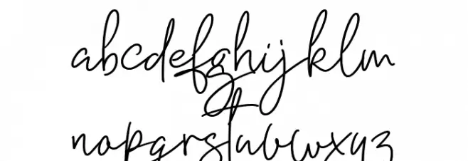 Destanyd Regular फ़ॉन्ट लोअरकेस