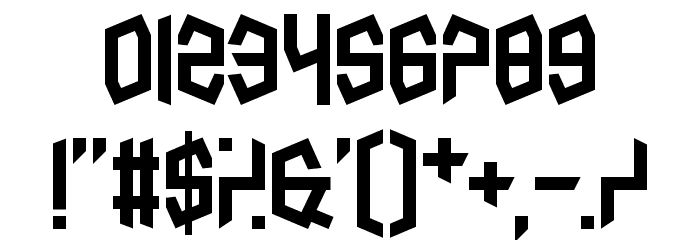 Destination Mercury Font OTHER CHARS