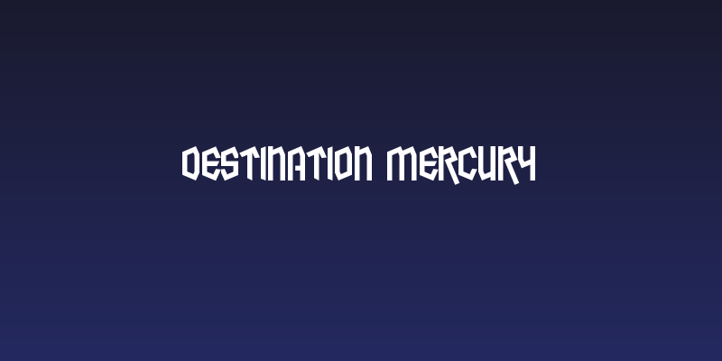 Destination Mercury Social Header