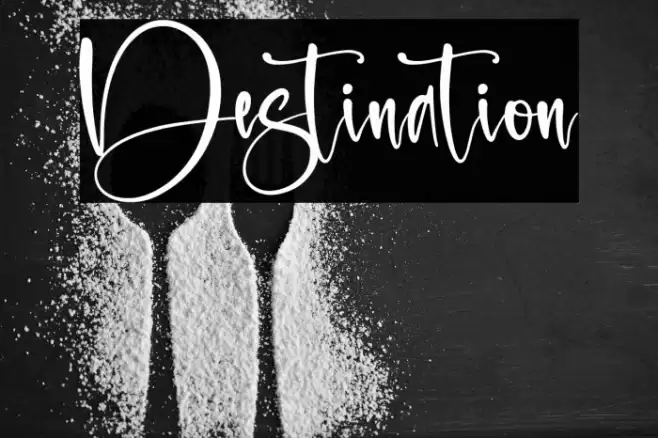 Destination Font examples