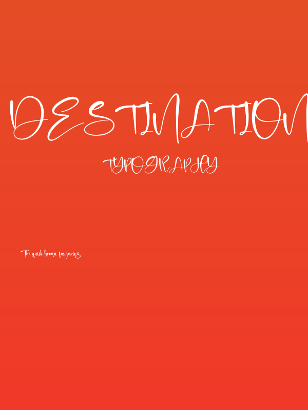 Destination Poster