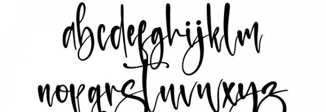 Destination Schriftart Kleinbuchstaben