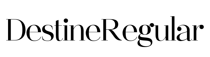 Destine Regular  Frei Schriftart Herunterladen