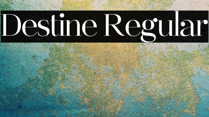 Destine Regular Example 1