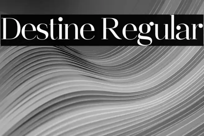 Destine Regular Example 3