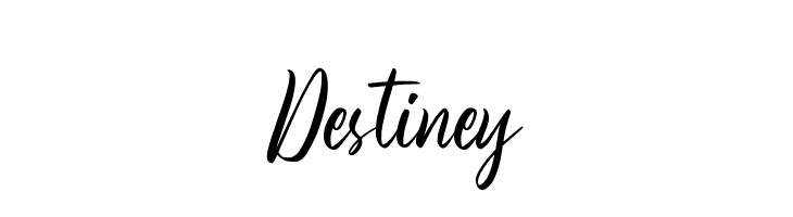 Destiney  Free Fonts Download