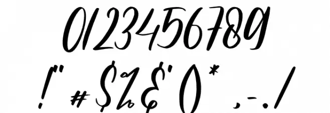 Destiney Font OTHER CHARS