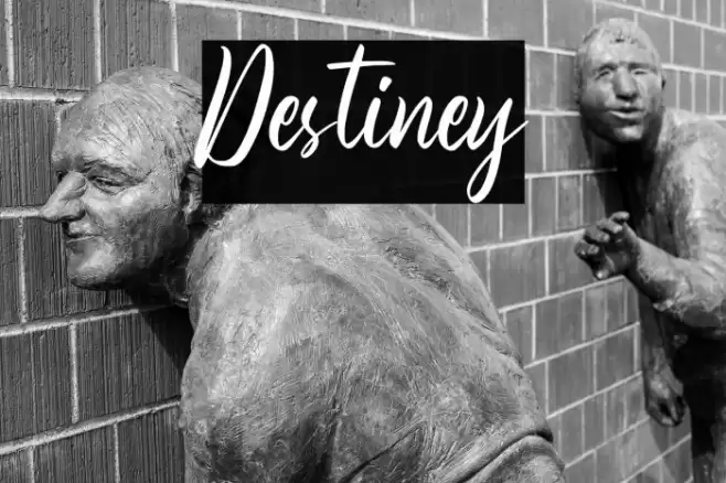 Destiney Font examples