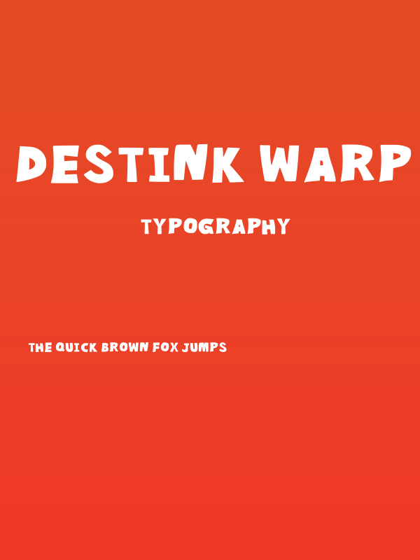 Destink Warp Regular Poster