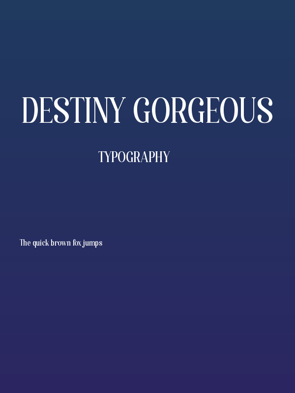 Destiny Gorgeous Poster