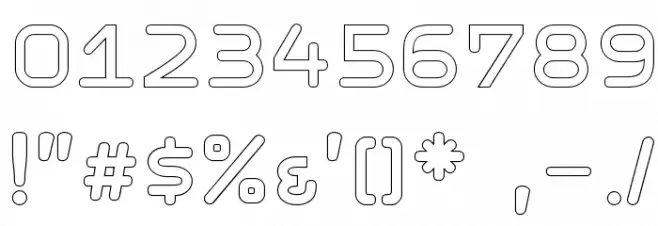 Destiny Light Font OTHER CHARS