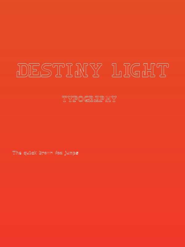 Destiny Light Poster