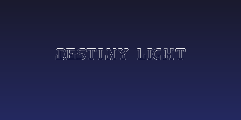 Destiny Light Social Header