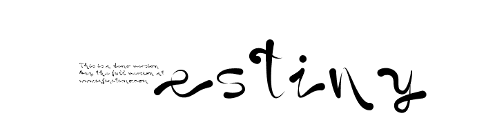 Destiny Font