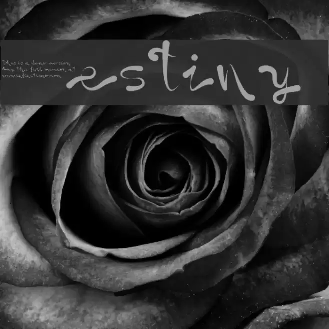 Destiny  Font examples