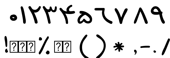 Destkhat II Font OTHER CHARS
