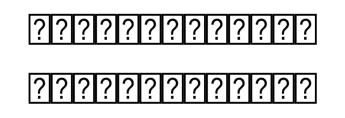 Destkhat II Font LOWERCASE