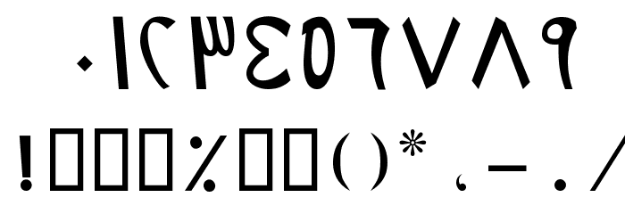 Destkhat Shang III Font OTHER CHARS