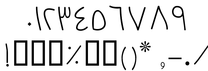 Destkhat Shang V Font OTHER CHARS