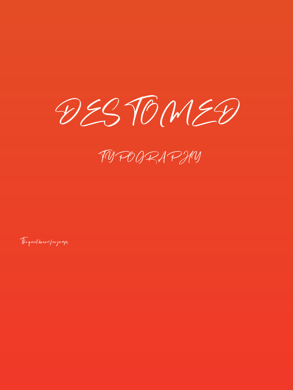 Destomed Poster