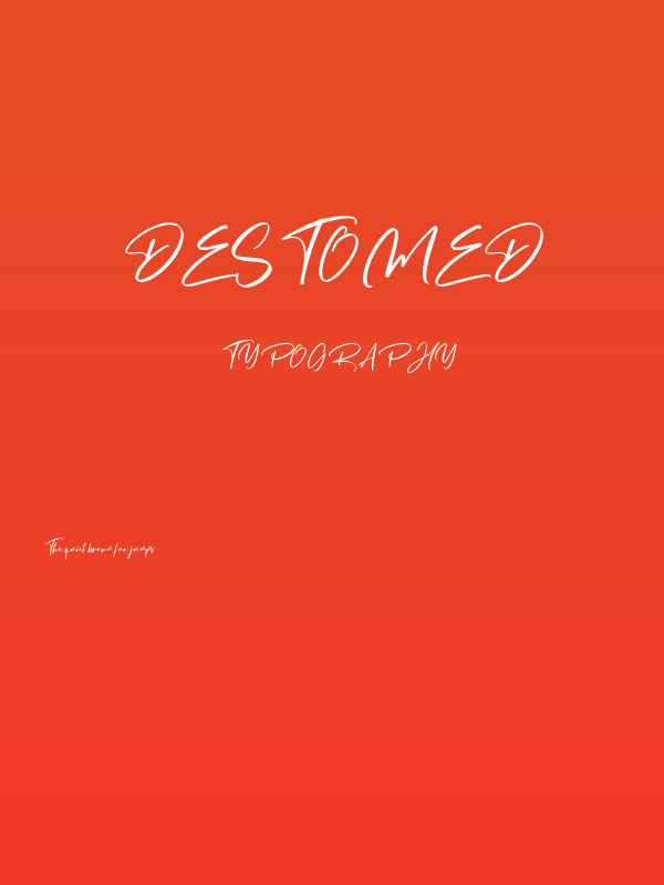 Destomed Poster