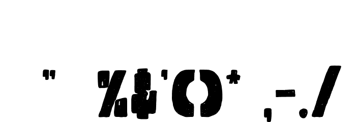 Destone Font OTHER CHARS