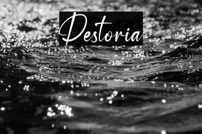 Destoria Font examples