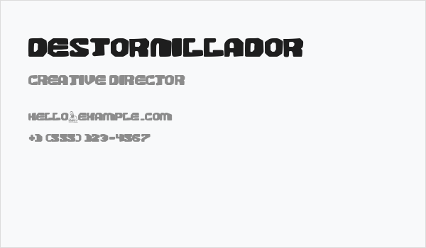 Destornillador Business Card