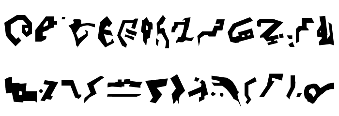 Destronic Grafitti Font LOWERCASE