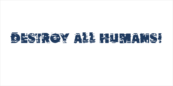 Destroy All Humans! Logo