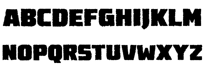 Destroy Earth BB Font LOWERCASE