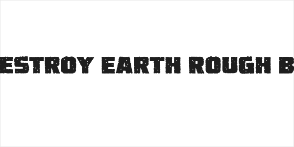 Destroy Earth Rough BB Logo