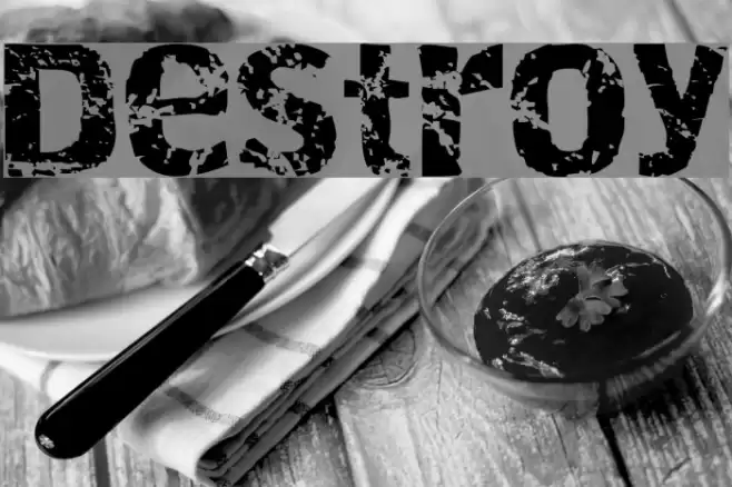 Destroy Font examples