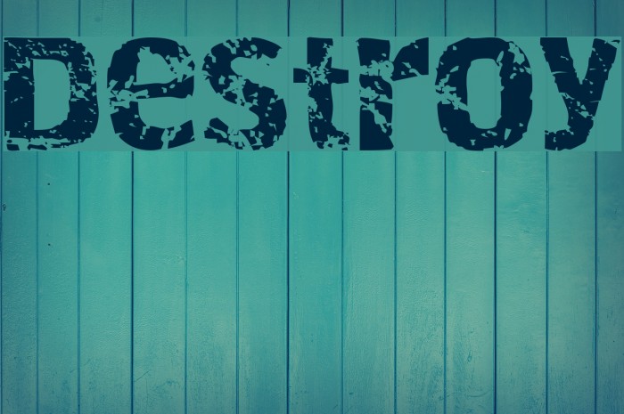 Destroy Font examples