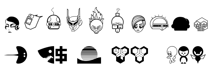 DestroyDingbats Font OTHER CHARS