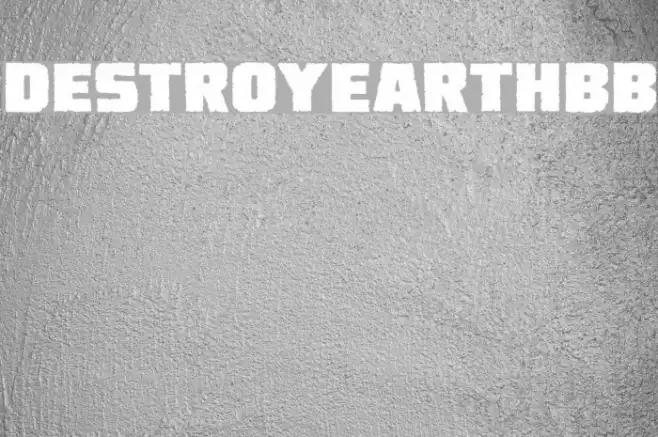 DestroyEarthBB Example 1