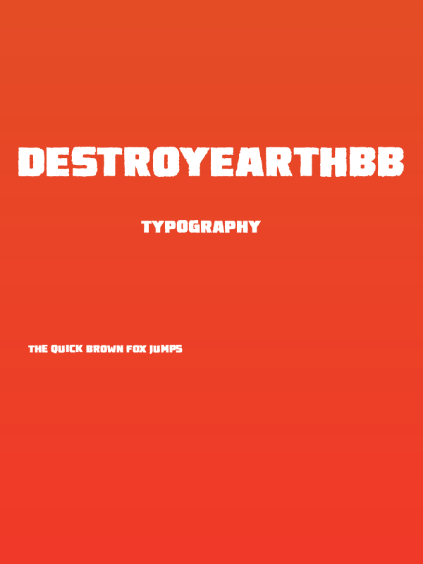 DestroyEarthBB Poster