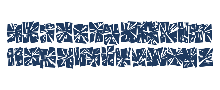 Destroya Bold Lowercase