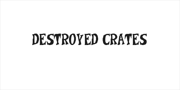 Destroyed Crates Logo