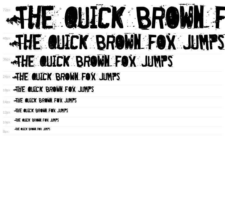 Destroyed License Plate Waterfall