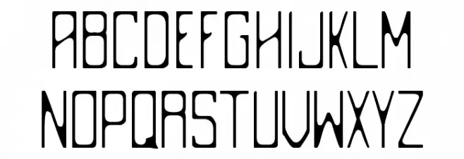 Destrucci フォント 小文字