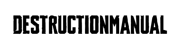 Destruction Manual  لخطوط تنزيل