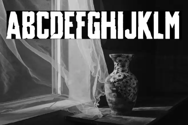 Destruction Manual Font examples