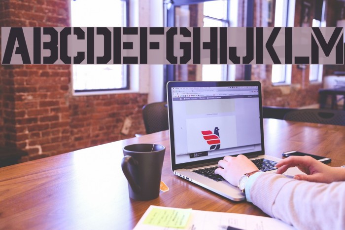 Destructive Regular Font examples