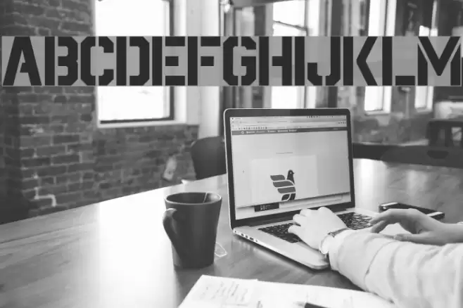 Destructive Regular Font examples